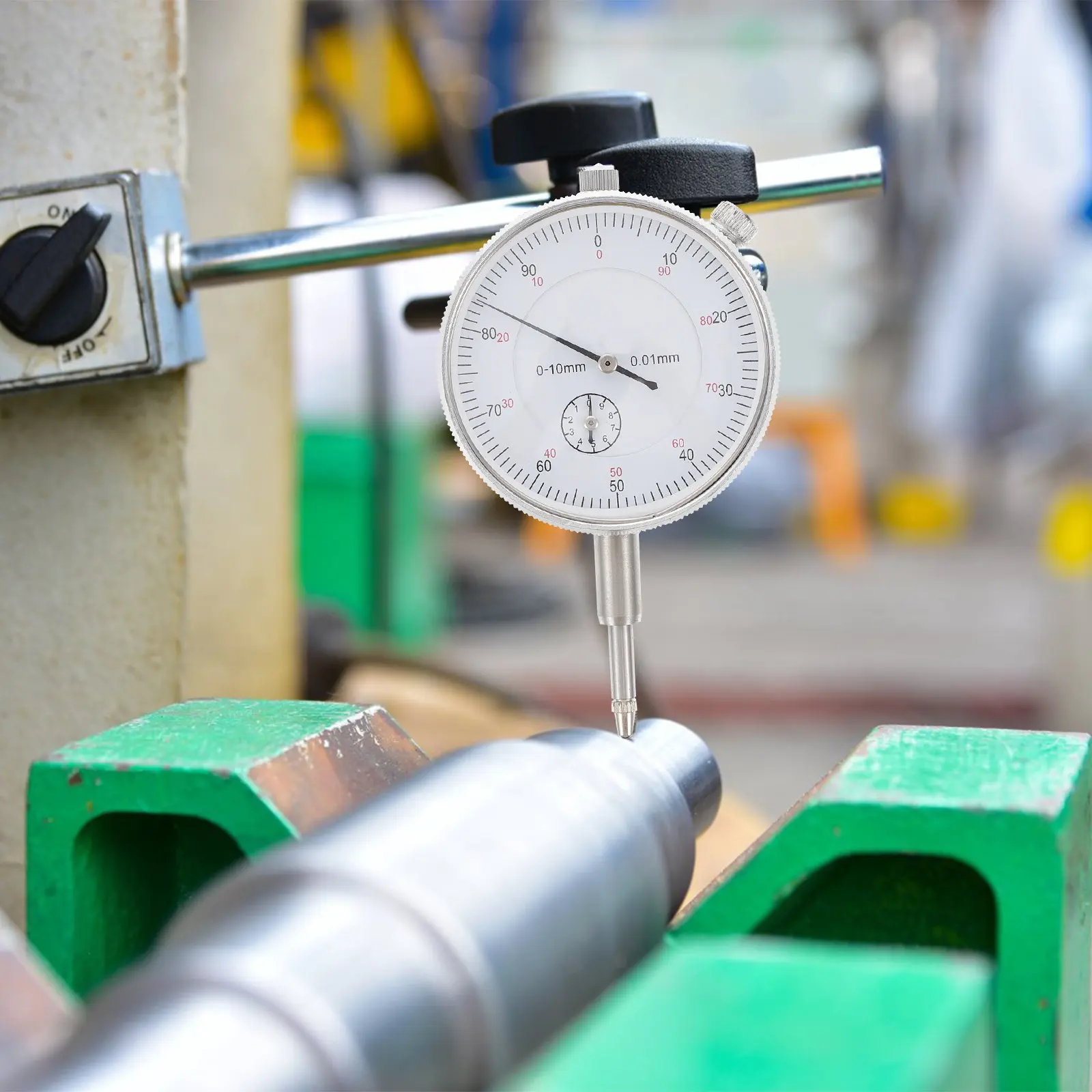 Precision Dial Indicator 0.01mm Accuracy Mechanical Industrial Gauge for Measurement