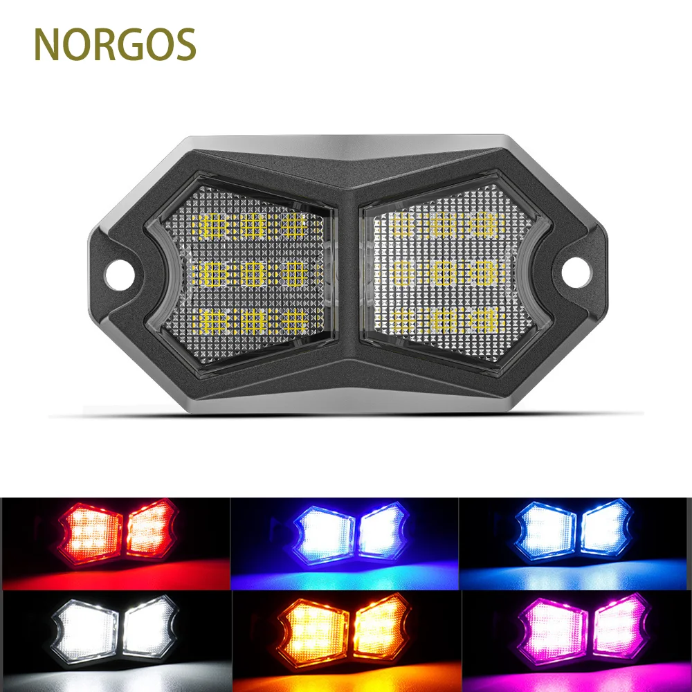

Car Truck Off-road Vehicle Led Warning Light Signal Light Atmosphere Bright Ultra Bright Car Side Light Chassis Light 12V 24V