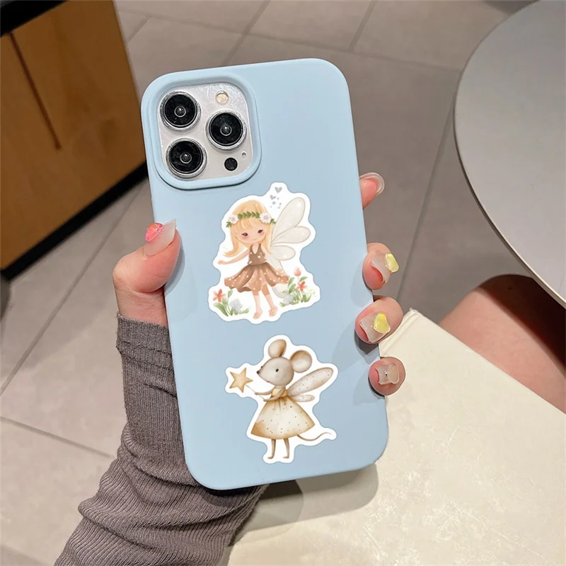 10/30/55PCS Kawaii Angel PVC Sticker Aesthetic Colored Decoration Scrapbooking Supplies DIY Children's Hand Accounting