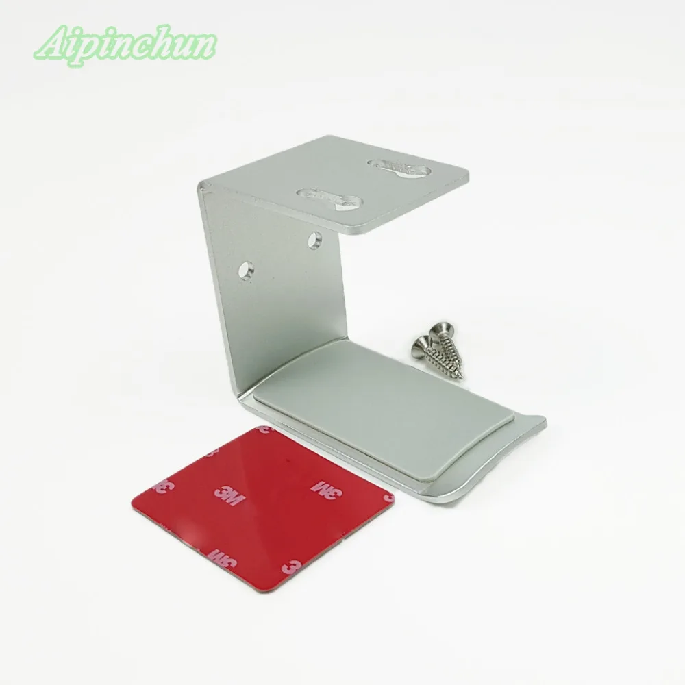 Soporte de Metal para auriculares, gancho de pared de aleación de aluminio, soporte para auriculares con tornillos adhesivos