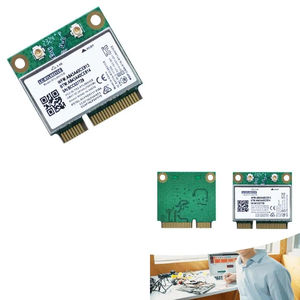 

652F BL M8821CP2 беспроводная сетевая карта Mini PCIe Wi -Fi6 Беспроводной адаптер