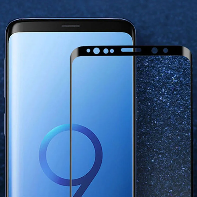 طبقة حماية الشاشة من الزجاج المقسى لهاتف سامسونج نوت 9 و 8 و s9 و s8 بلس و s7 و s6 edge و galaxy ليس 8 s و 9 s و 7 s و 9 و 8 و 7 و 6