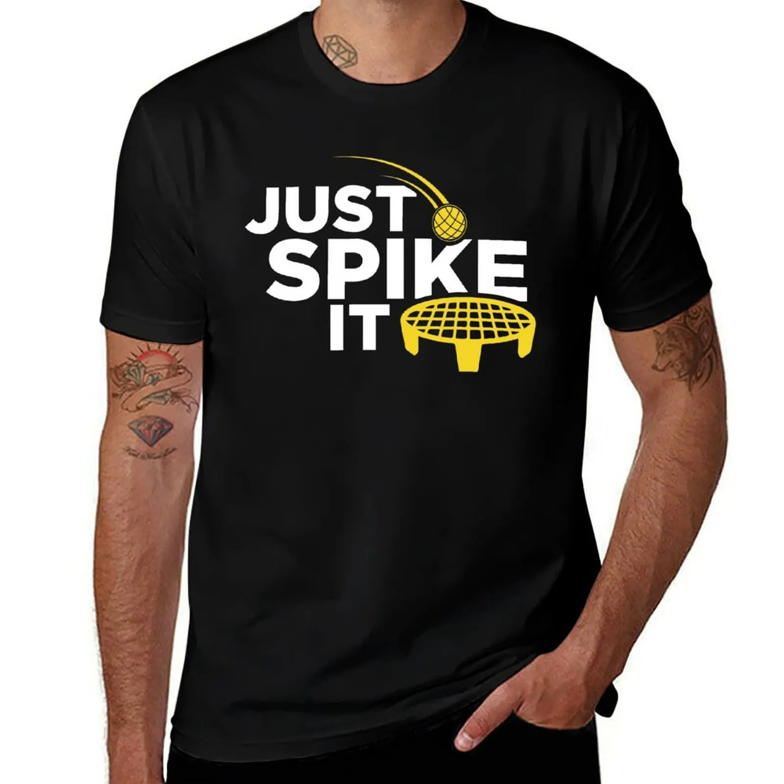 

Just Spike It T-Shirt funny t shirts dark humor t shirts for man cotton funny t shirts for man pack cotton T-Shirt