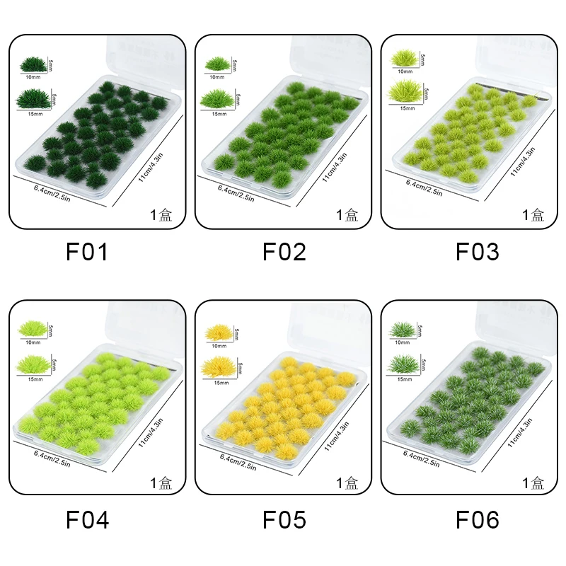 35 szt. Sztuczna trawa kępki miniaturowa trawa wystrój ogrodu krajobraz roślin klaster Model symulacyjny scena piaskownica stołowa DIY materiał