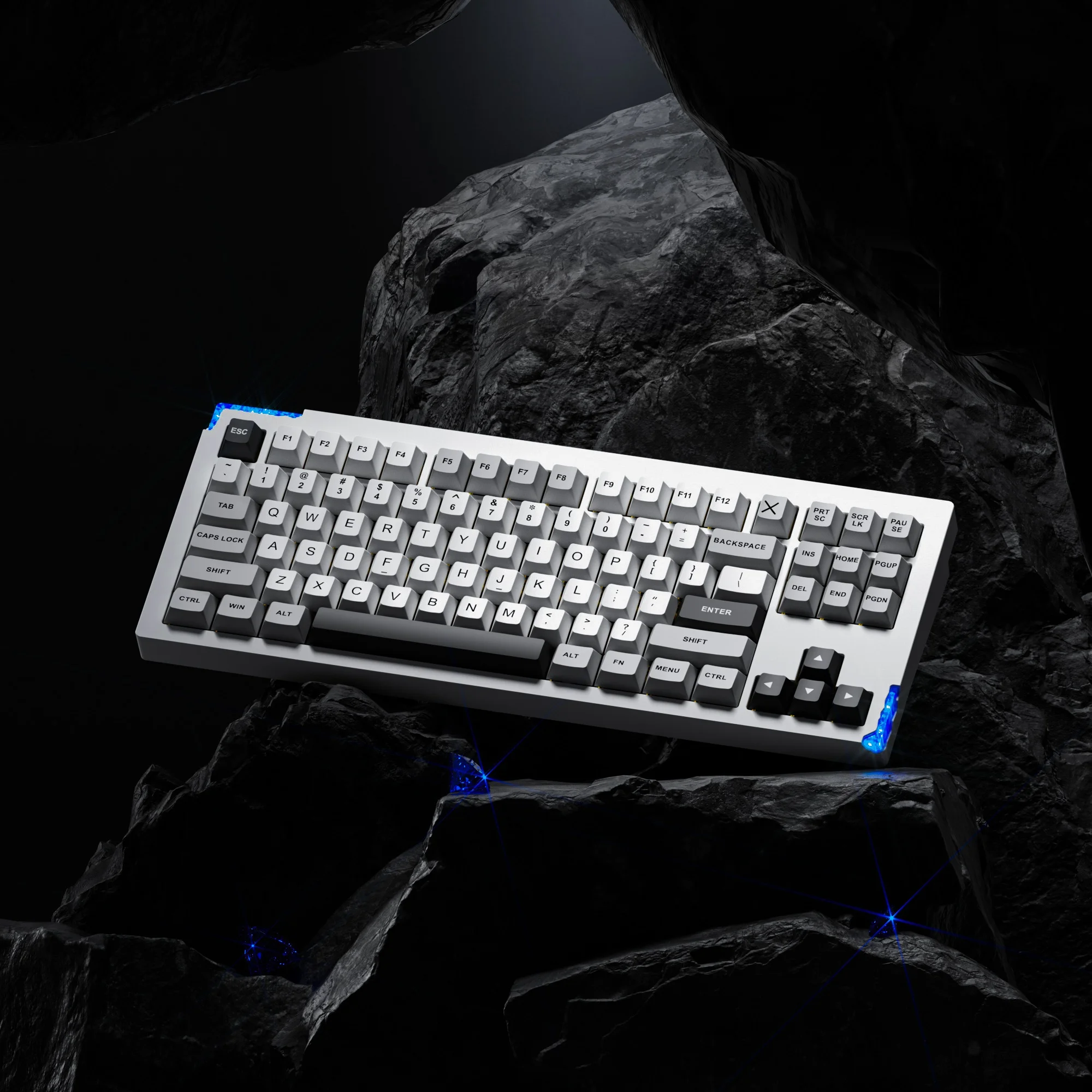 Weikav Stars80 Kit Keyboard mekanis, aksesori Laptop Keyboard Gaming kustom Bluetooth nirkabel aluminium Aloi