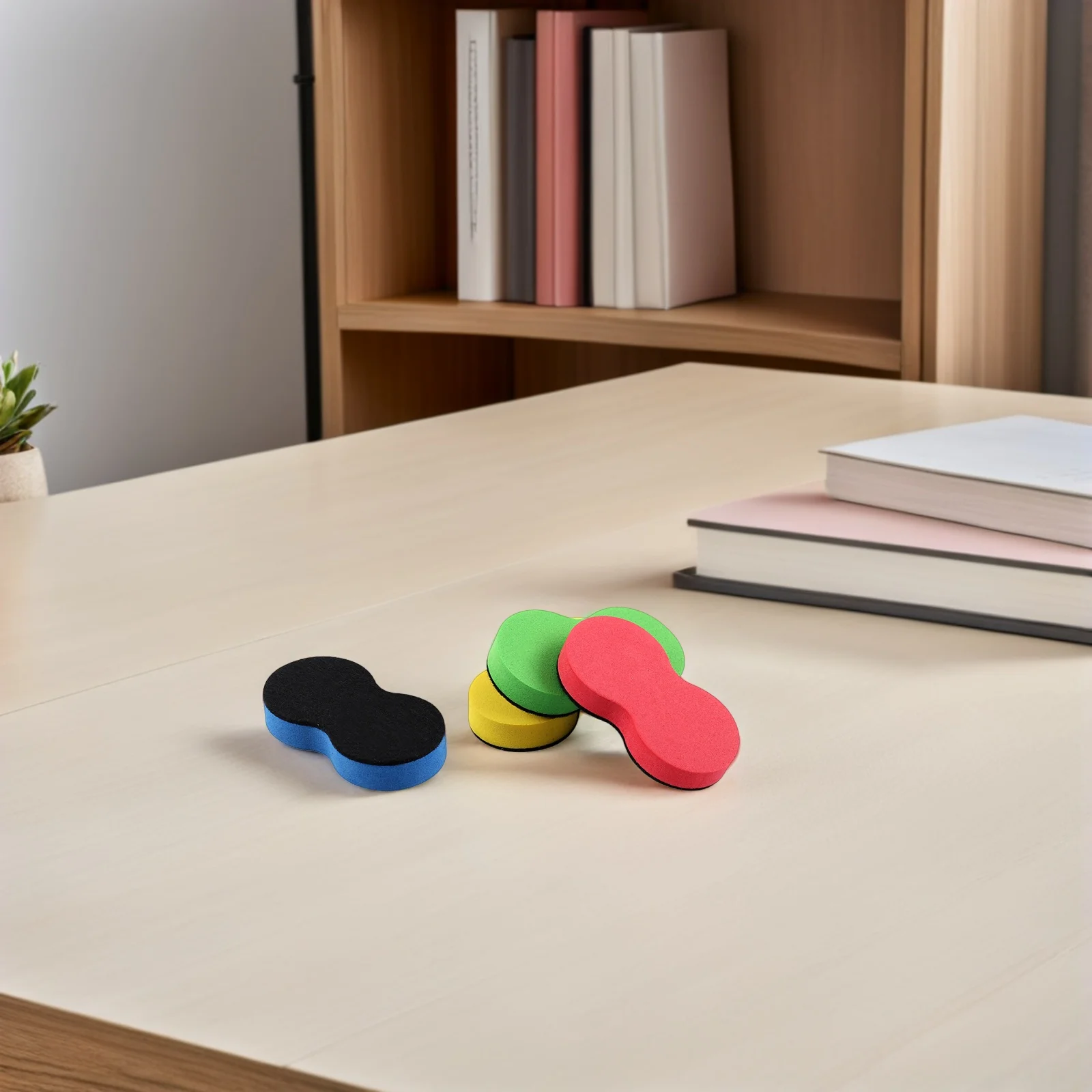 

80 Pcs Peanut Rub Dry Erase Board Eraser Colorful Whiteboard Erasers Chalkboard Eva for