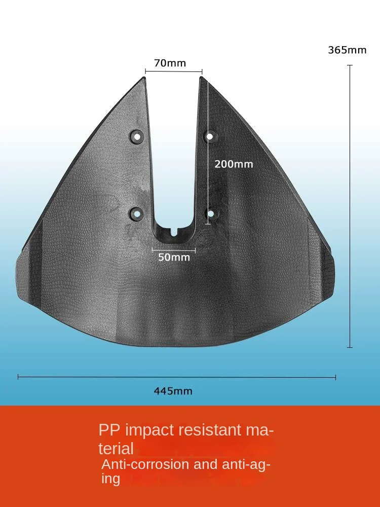 Outboard Motor Trim Tab Outboard Machine Water Pressure Plate Hanging Machine Special Sliding Wing Water Skiing Yacht Speedboat