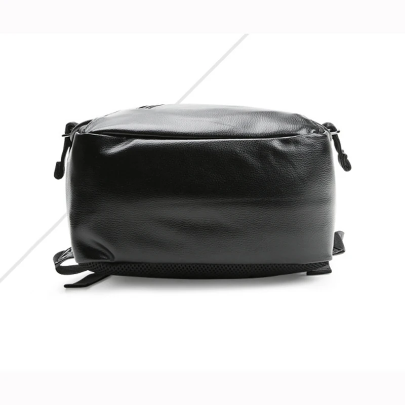 Unisex Backpack External USB Charge Waterproof Backpack Fashion Classic PU Travel Bag Casual Large Capacity Bags For Ladies Men image 5