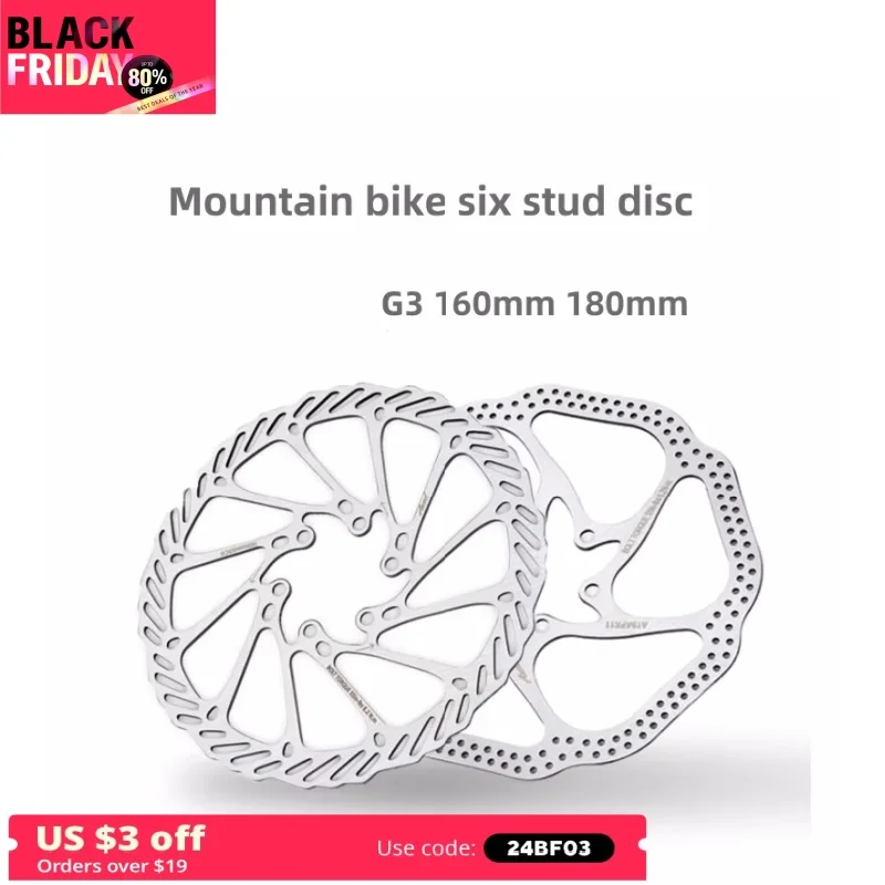 AVID bike Disc Brake Rotor 160mm 180mm Hydraulic Brake Rotor CSG3 Mountain Bike Rotors Road Mtb Rotors 1pc