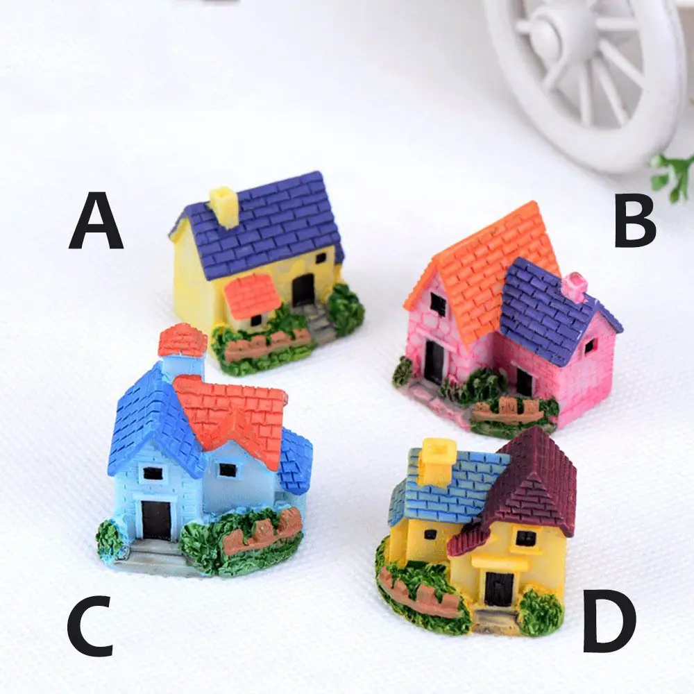 Мини лесной террариум замок микро пейзаж вилла сказочный сад украшения фигурки миниатюрные