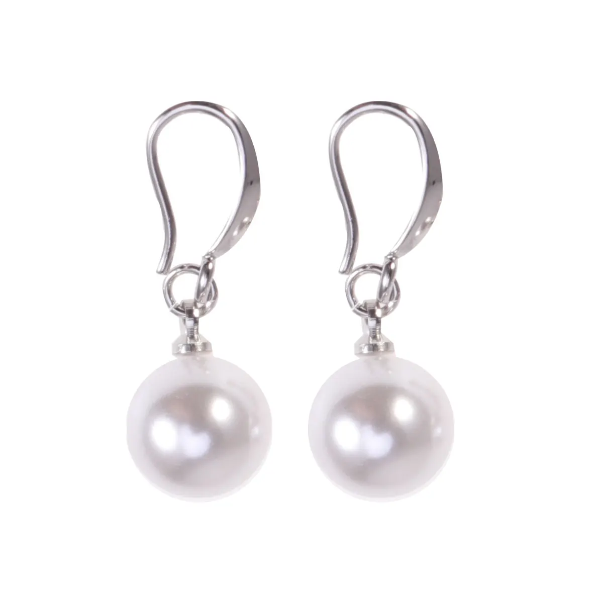 

Pearl Earrings Simple Elegant Women Dangle Hook Jewelry Lightweight Fashion Accessory Gift Girlfriend Wife Friends