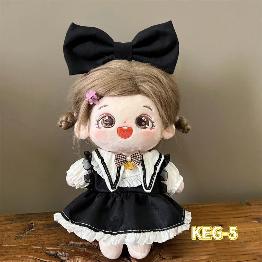 Mini Clothes for 20cm Baby Three V3/Cotton Doll Dress Up Skirt Set 20cm Doll Outfit Lolita Skirt Doll Clothes Dolls Accessories