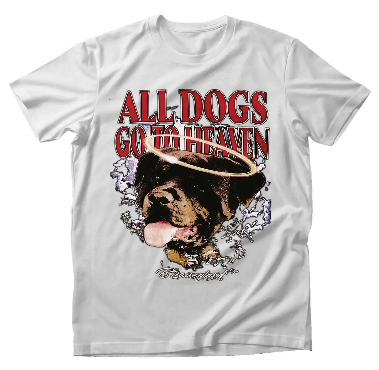 Alteru.co T-Shirt Kaos Distro Vintage Dewasa ALL DOG bahan 24s