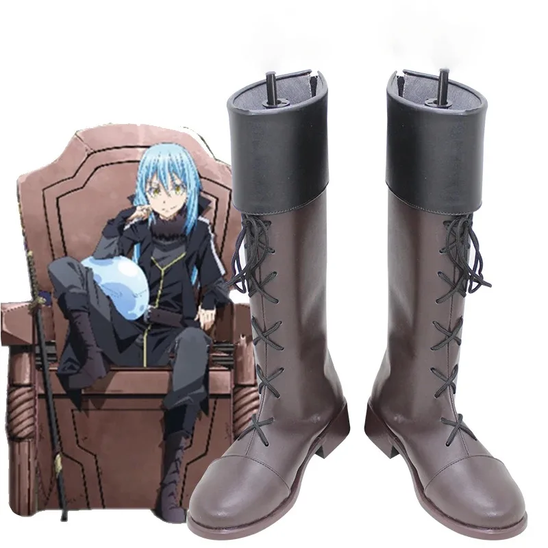 Игра Аниме Косплей That Time I Got Reincarnated as a Slime Rimuru Tempest Shoes Boots Карнавальная вечеринка Хэллоуин