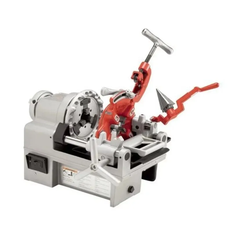 Heavy-Duty Pipe Threader Threading Machine for 1/2'' to 4'' Pipes Compact for Convenient Storage And Use