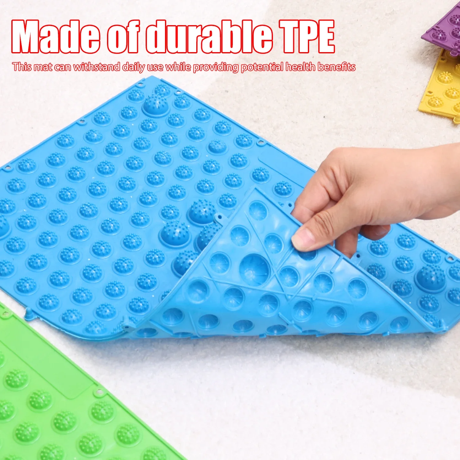 Sensory Exercise Equipment Acupressure Board Children's Tactile Game Toy Pads Home Toe Board Plantar Acupoint Massage Cushion