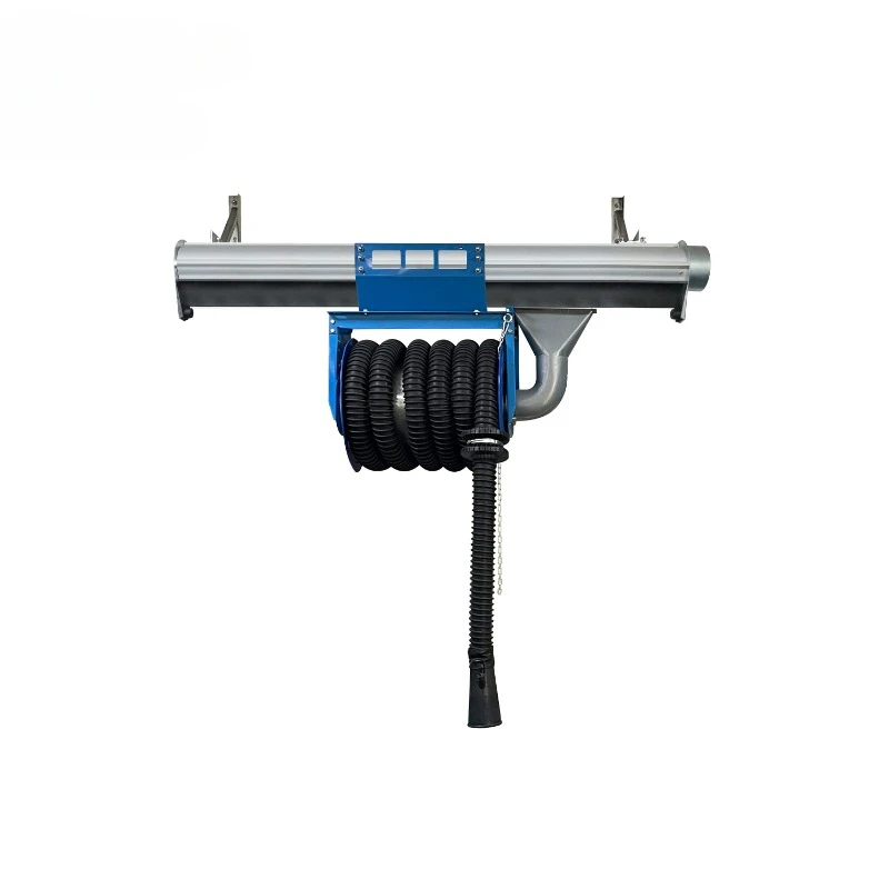 New type of air purification equipment with sliding hose reel and flexible exhaust pipe