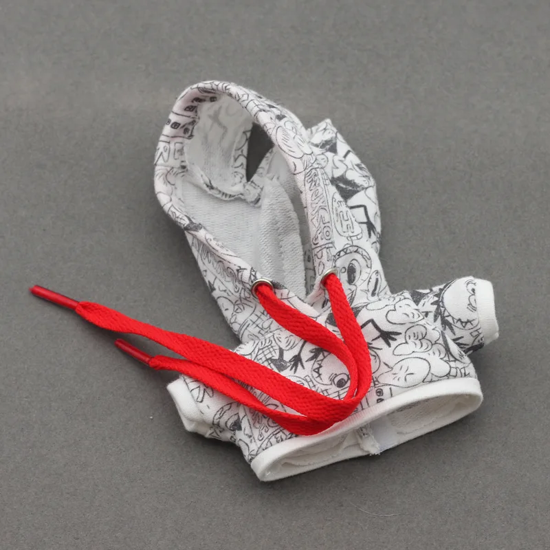 17 سنتيمتر صندوق أعمى يجلس حفلة Labubu الجيل الثاني Bjd قلادة الطباعة الكرتون هوديي الملابس الشاملة تنوعا