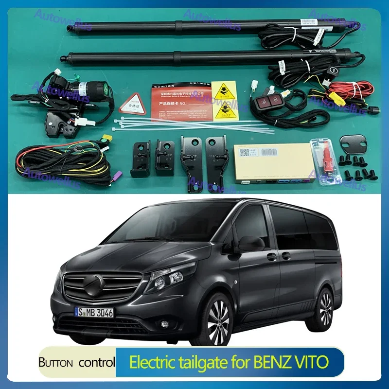 

Для Mercedes Benz VITO W448 2016-2024 Metris электрическая задняя дверь модифицированная задняя дверь модификация автомобиля автоматический подъем задней двери