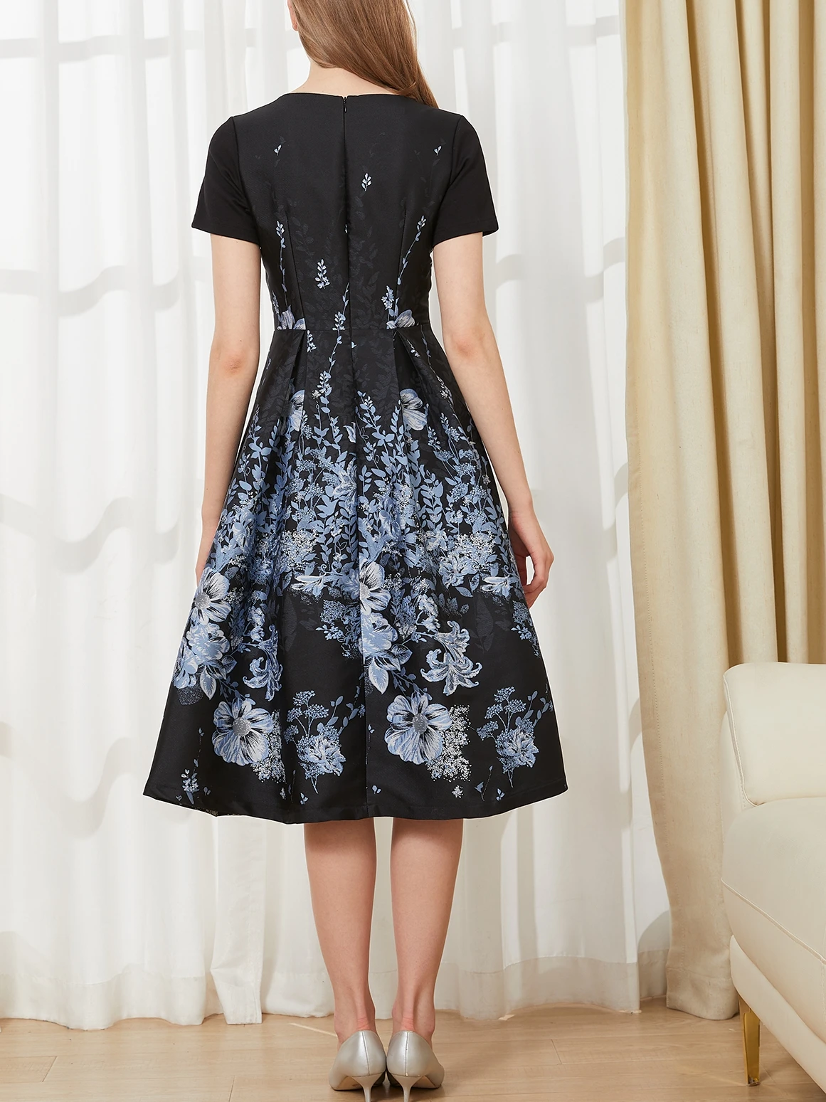 Abito estivo Jacquard Luxury New Fashion Elegant Ladies Maxi Women Party Evening Clothing Ball Gown Dress