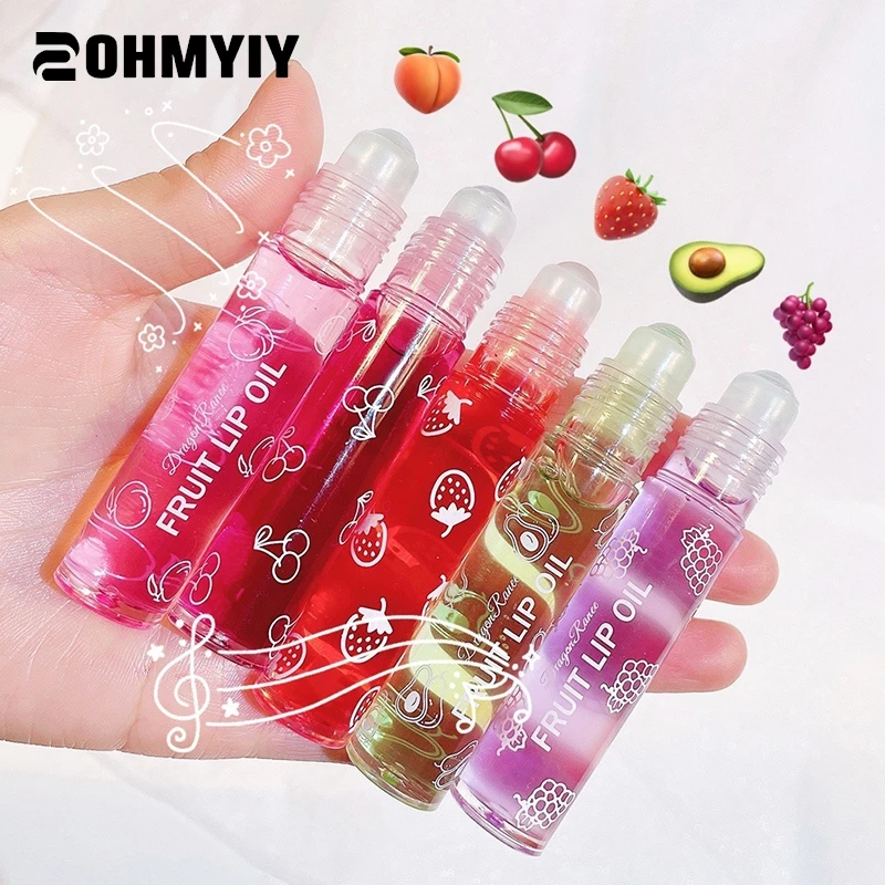 Vers Fruit Roll-On Lippenbalsem Lip Make-Up Primer Hydraterende Transparante Lip Olie Langdurige Hydraterende Lipgloss Cosmetica Tools