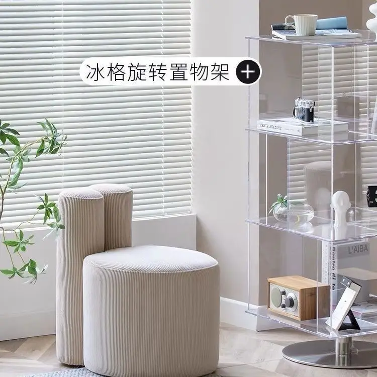 Dressing Stool Chair Bedroom Light Luxury Minimalist Backrest Dresser Stool Cute