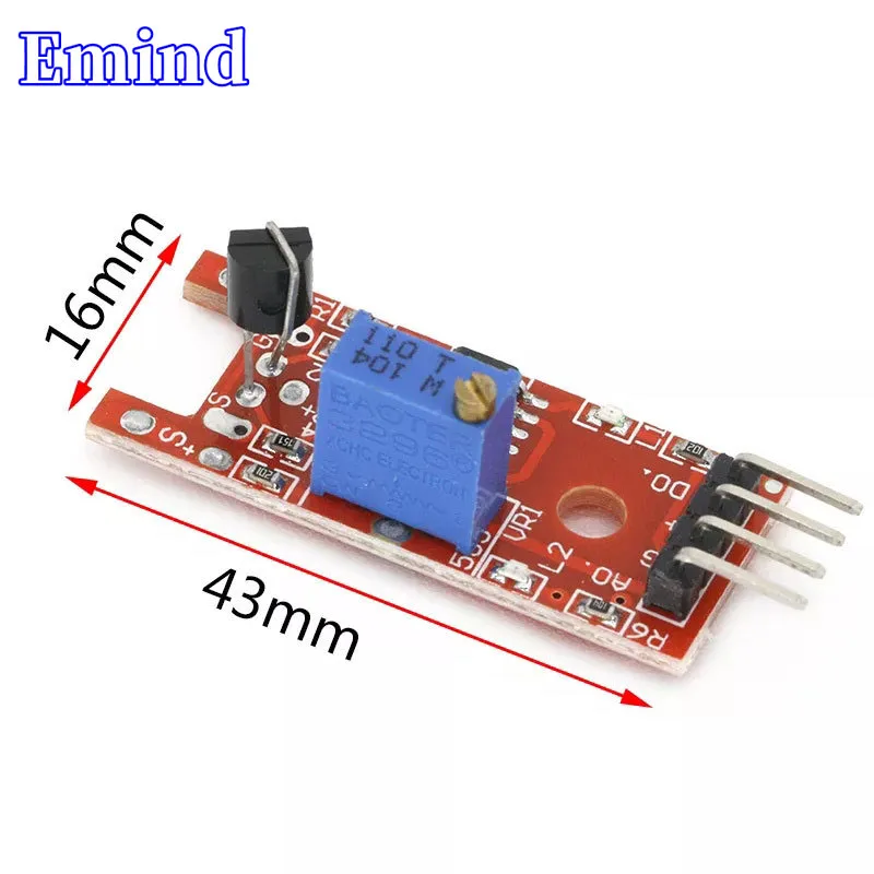 2/3/5 Buah KY-036 Modul Sensor Sentuh Manusia Sensitivitas Modul Alarm Sentuh Dapat Disesuaikan Sensor Sentuh Logam