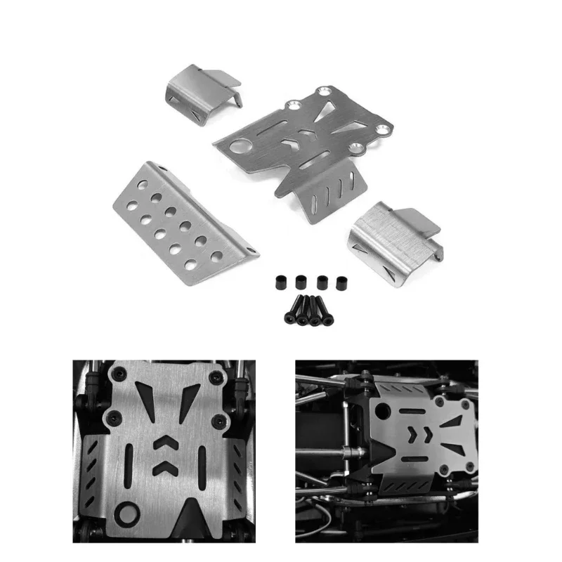 

Модель автомобиля, противоскользящая панель из нержавеющей стали для дистанционного управления, защитное шасси автомобиля, пульт