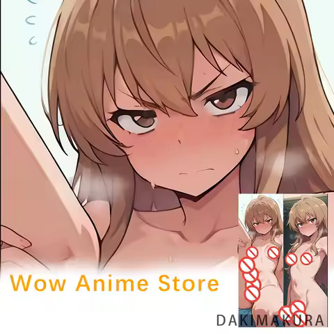 Aisaka Taiga Toradora! Nsfw Futa Anime Body Pillow case Dakimakura Cover Double-Sided PrintLife-size Pillowcase