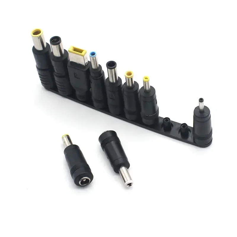 ANPWOO 10pcs/set Universal for Notebook Laptop DC Power Charger Supply Adapter Tips Connector Jack to Plug Charging