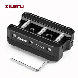 XILETU Picatinny Arca Swiss Plate Picatinny Convert to ARCA Quick Release Plate Rail Hunting Tripod Dovetail Mount Adapter