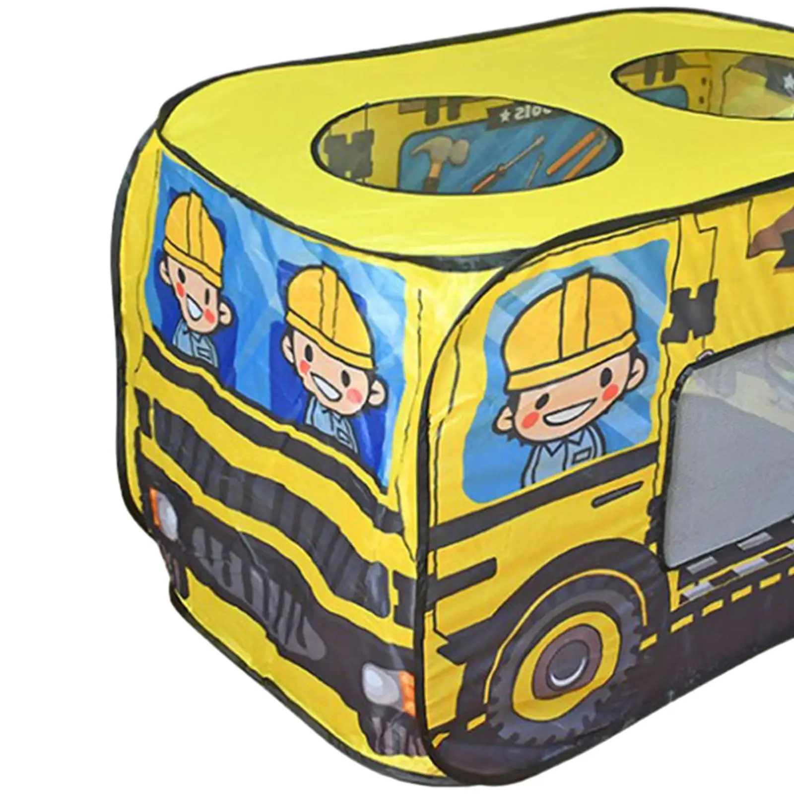 Tente de jeu de voiture de dessin animé, maison de jeu, château, jouet portable, divertissement intérieur