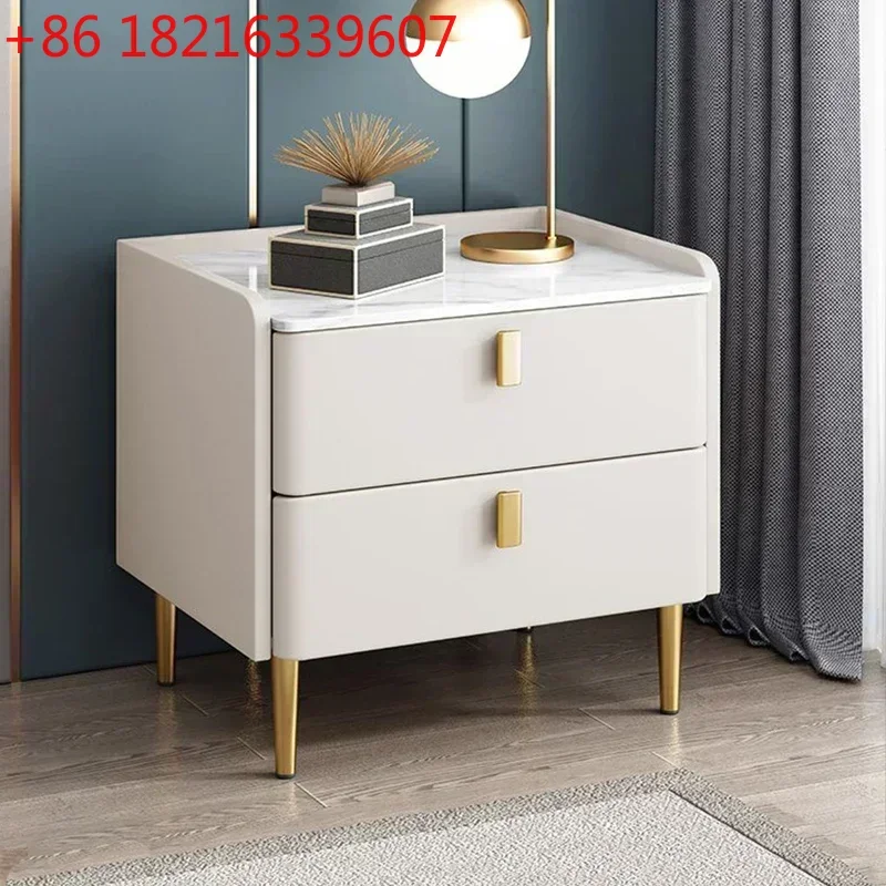 TAO Slate Nightstands Bedroom Bedside Table  Wooden Furniture with Drawers Bedside Cabinet with 2 Drawers Multicolor 17.7inches