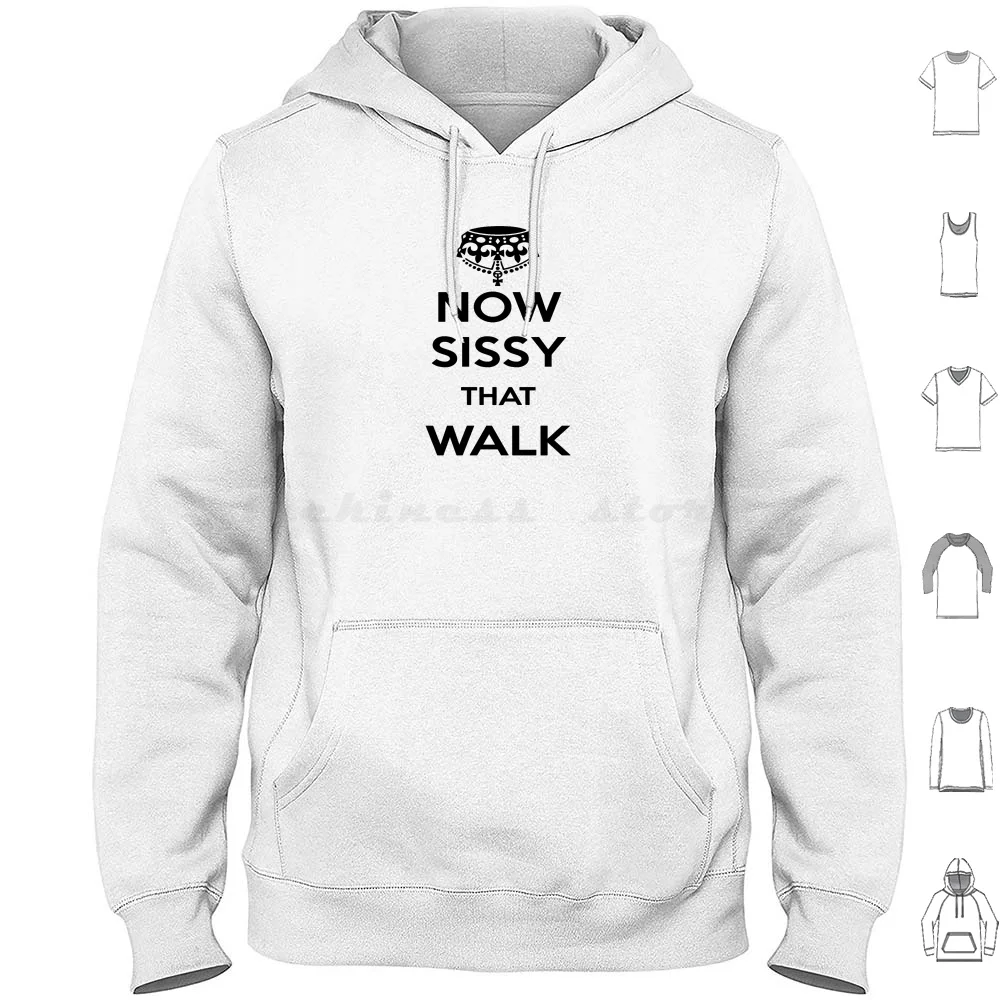 Sissy That Walk Hoodie Cotton Long Sleeve Rupaul That Sissy Walk Sissy That Walk Rupaul Song Lyrics Lyric Fashion