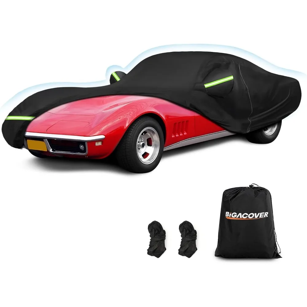 

Waterproof Car Cover with Zipper for C3 Corvette 1968-1982, All-Weather Protection and Windproof Design