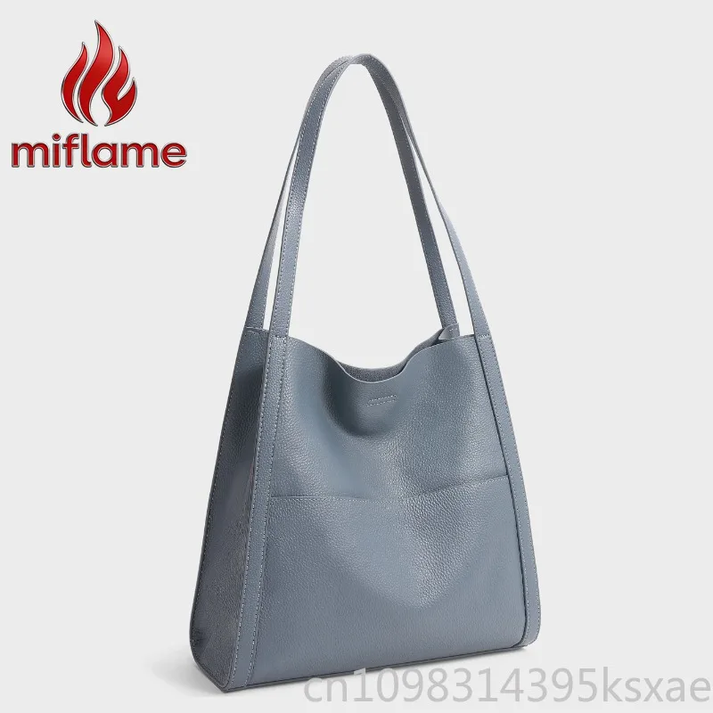 

Women's Tote Bag with Genuine Leather Large Capacity Commuter Shoulder Handbag Durable Organized Work Daily