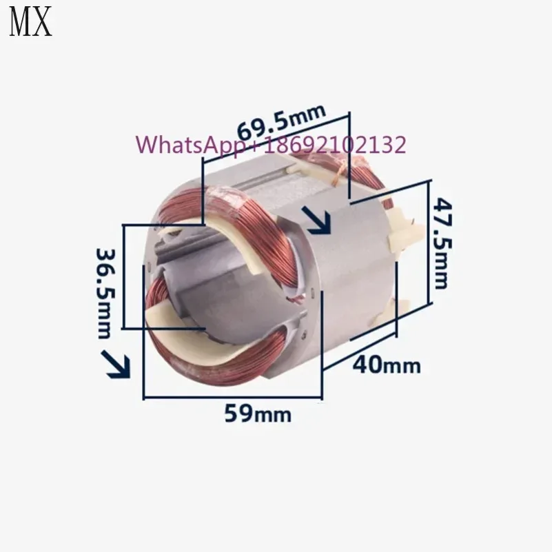 Electric Hammer Stator for Makita HR2470 HR2460 Electric Hammer Impact Drill Stator Coil Stator Accessories