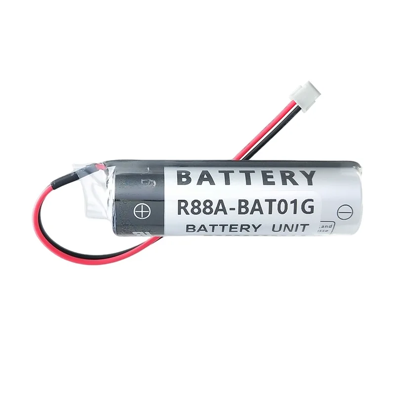 High Quality R88A-BAT01G 3.6V 2600mAh ER6V Lithium Battery For Omron CNC Automation Controller PLC Servo Absolute Encoder