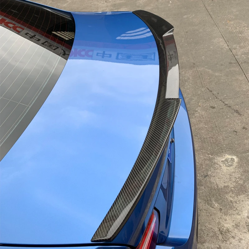 For BMW 4 Series F32 F33 F36 420i 430i Carbon Fiber Spoiler Shunt Rear Tail fins Duckbill Car Wing Retrofit the rear wing