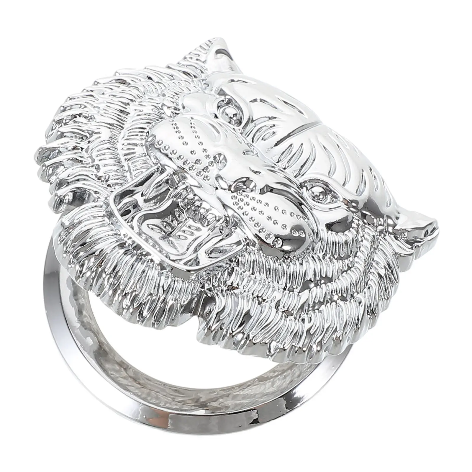

Ignition Button Starter Decorative Cover Silver Tiger Design Car Push Button Start Cover Engine Stop Switch Guard Protector Car