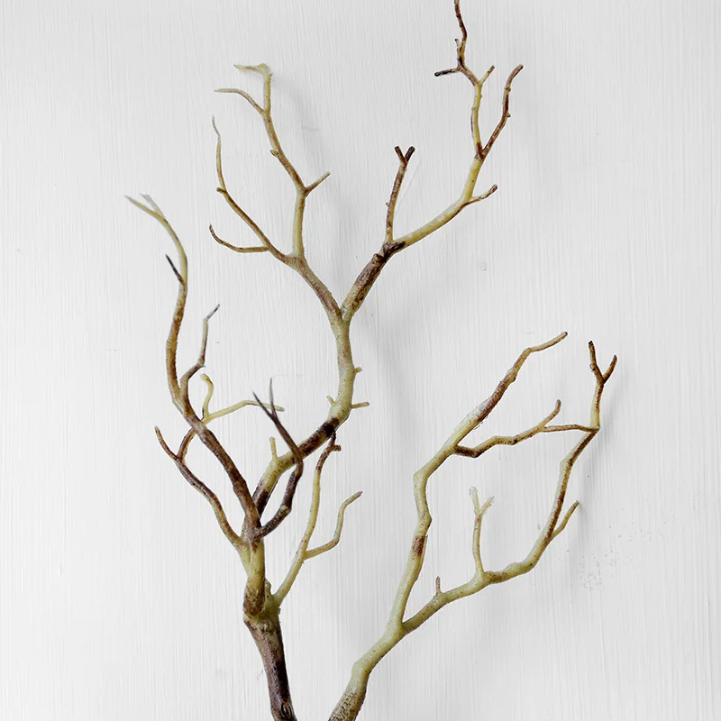 Simulation Branches Artificial Plastic Tree Branch 35cm Fake Foliage Plants Branch Home Bough Flower Arrangement DIY Decor