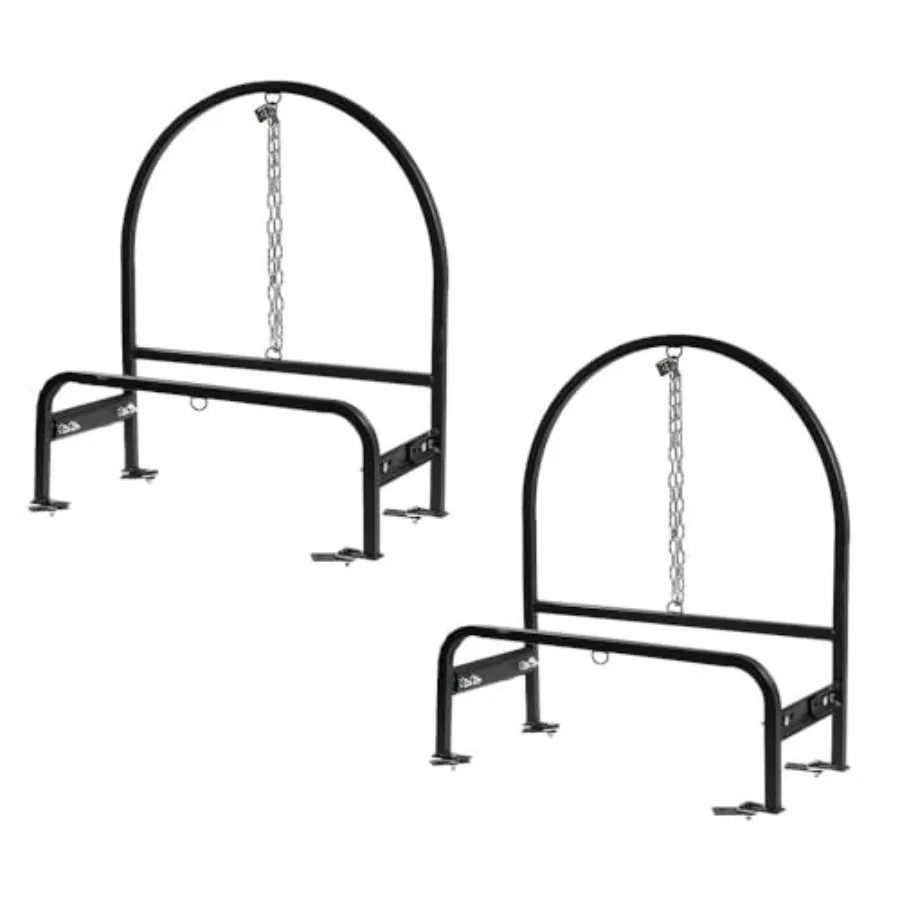 

Semi-Truck Spare Tire Carrier Mount 3/8 x 4-3/4 x 34-7/8 Heavy-Duty Adjustable Universal Rim Holder with Chain Lock and Tension