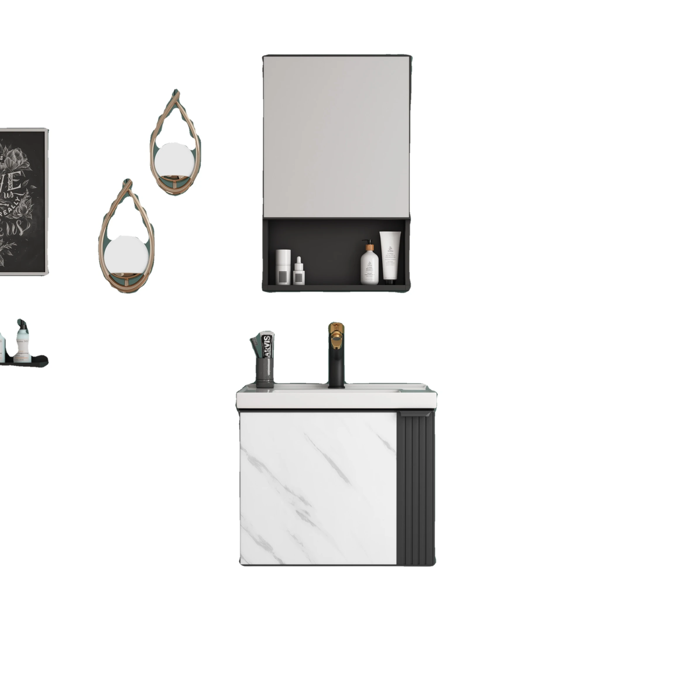 

Комод небольшого размера, мини-шкаф, алюминий