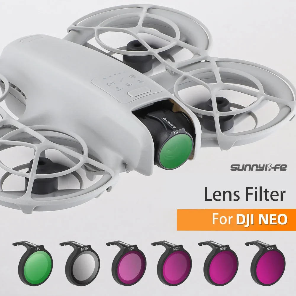 Objektivfilter-Set ND MCUV HD Optisches Glas Kamerafilter für DJI Neo Zubehör Objektivfilter für DJI Neo ND Filterset Kamera