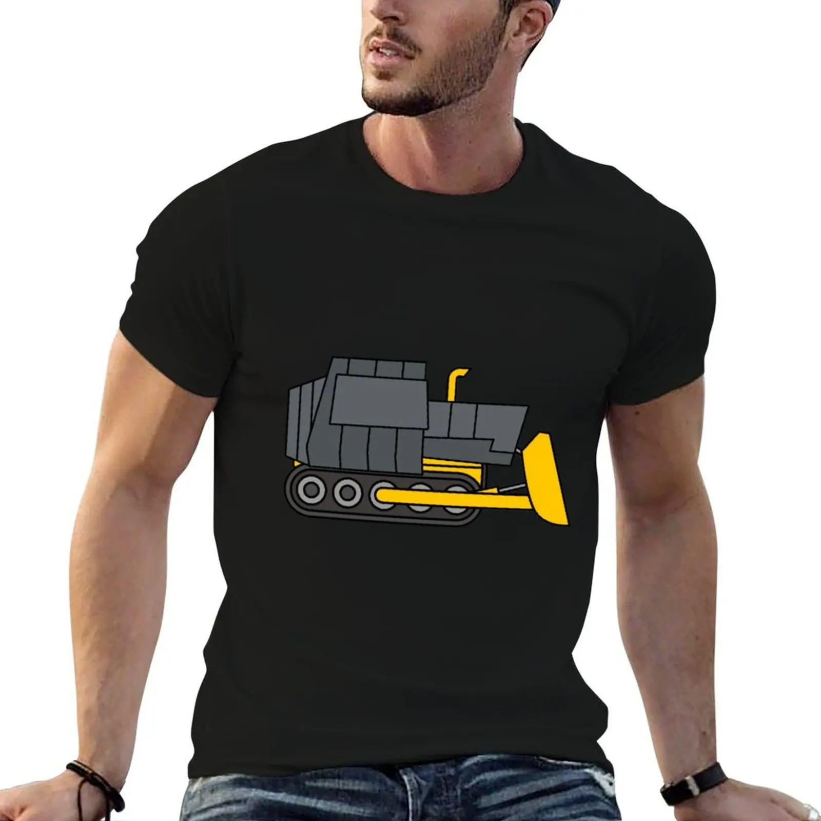 Kiddie Killdozer (No Text) T-Shirt g man t shirts for men t shirts for man cotton anime t shirts for man T-shirt