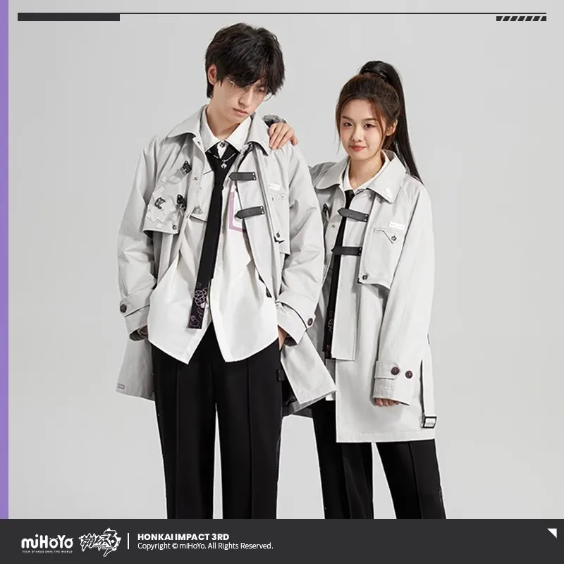 

Official miHoYo Honkai Impact 3rd Herrscher of Finals Kiana Kaslana Series Coat Anime Game Peripheral Clothing