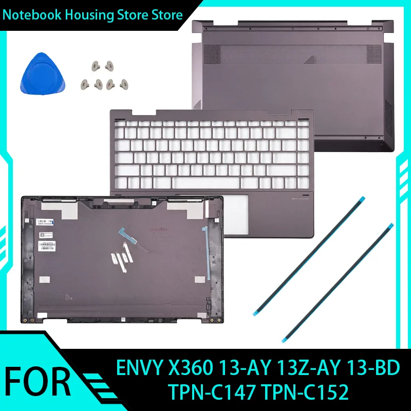 New Laptop Shell For ENVY X360 13-AY 13Z-AY 13-BD TPN-C147 TPN-C152 L94498-001 LCD Back Cover/Palmrest/Bottom Case/Foot pad