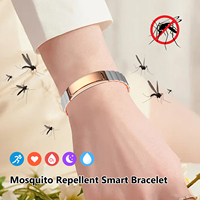 Mosquito Repellent Smart Wristband Heart Rate Sleep Monitor Sports Mosquito Repellent Bracelet Home Outdoor Anti Mosquitoes Bite
