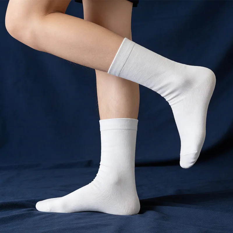 6 Paar weiße, knochenlose Damensocken mit multifunktionaler Mittelsohle, weich, hautfreundlich, weich, atmungsaktiv, geeignet für den täglichen Gebrauch – Detail 8