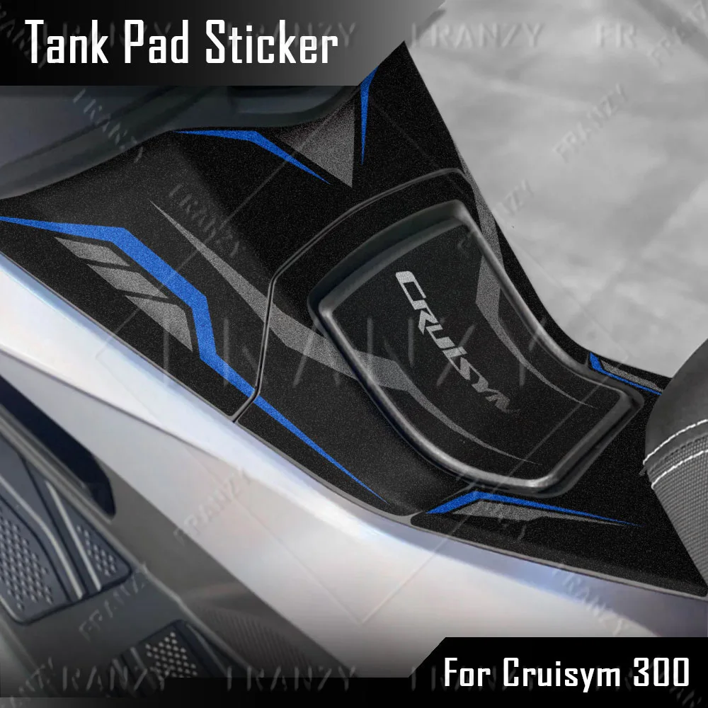 دراجة نارية خزان الوسادة ملصق غطاء غاز الوقود حماية الملحقات مائي ل SYM Cruisym 300 كروزيم a 300 TCS #3